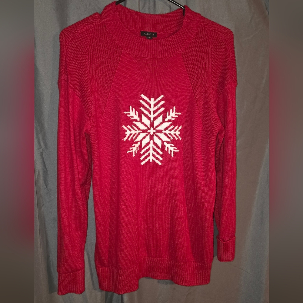 Red Snowflake Sweater